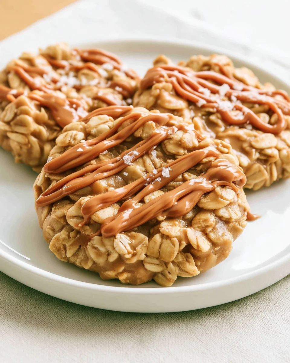 No-Bake Peanut Butter Protein Cookies